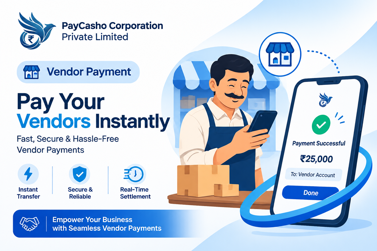 PayCasho Vendor Payment